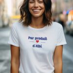 T-Shirt Blanc Pur produit de Albi Pour femme-2