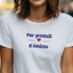 T-Shirt Blanc Pur produit de Amiens Pour femme-1