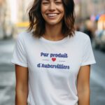 T-Shirt Blanc Pur produit de Aubervilliers Pour femme-2