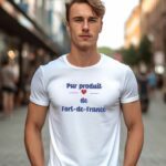 T-Shirt Blanc Pur produit de Fort-de-France Pour homme-2