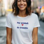 T-Shirt Blanc Pur produit de Grenoble Pour femme-2