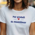 T-Shirt Blanc Pur produit de Montélimar Pour femme-1