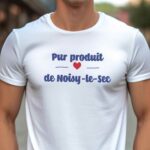 T-Shirt Blanc Pur produit de Noisy-le-Sec Pour homme-1