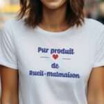 T-Shirt Blanc Pur produit de Rueil-Malmaison Pour femme-1