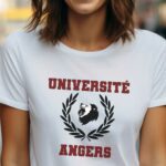 T-Shirt Blanc Université Angers Pour femme-1