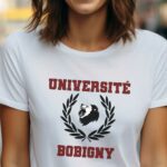 T-Shirt Blanc Université Bobigny Pour femme-1