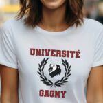 T-Shirt Blanc Université Gagny Pour femme-1