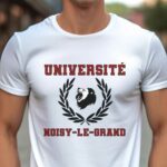 T-Shirt Blanc Université Noisy-le-Grand Pour homme-1