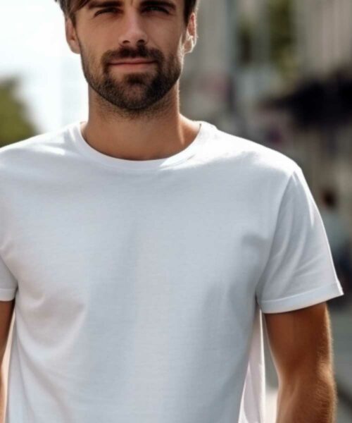 T-Shirt Blanc Villeurbanne forever Pour homme-2