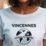 T-Shirt Blanc Vincennes unique au monde Pour femme-1