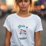 T-Shirt Blanc Virée à Antibes Pour femme-2