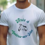 T-Shirt Blanc Virée à Asnières-sur-Seine Pour homme-1