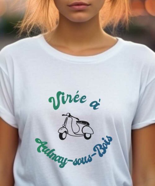 T-Shirt Blanc Virée à Aulnay-sous-Bois Pour femme-1