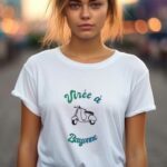 T-Shirt Blanc Virée à Bayonne Pour femme-2
