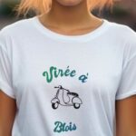 T-Shirt Blanc Virée à Blois Pour femme-1