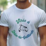 T-Shirt Blanc Virée à Brive-la-Gaillarde Pour homme-1
