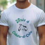 T-Shirt Blanc Virée à Caluire-et-Cuire Pour homme-1