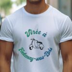 T-Shirt Blanc Virée à Fontenay-sous-Bois Pour homme-1