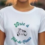 T-Shirt Blanc Virée à Fort-de-France Pour femme-1