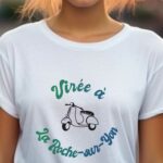 T-Shirt Blanc Virée à La Roche-sur-Yon Pour femme-1