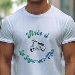 T-Shirt Blanc Virée à La Seyne-sur-Mer Pour homme-1