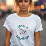 T-Shirt Blanc Virée à Livry-Gargan Pour femme-2