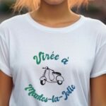 T-Shirt Blanc Virée à Mantes-la-Jolie Pour femme-1