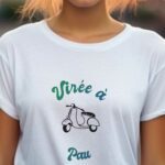 T-Shirt Blanc Virée à Pau Pour femme-1