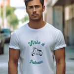 T-Shirt Blanc Virée à Puteaux Pour homme-2