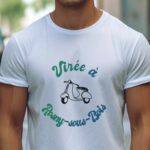 T-Shirt Blanc Virée à Rosny-sous-Bois Pour homme-1