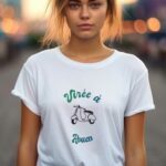 T-Shirt Blanc Virée à Rouen Pour femme-2