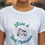 T-Shirt Blanc Virée à Rueil-Malmaison Pour femme-1