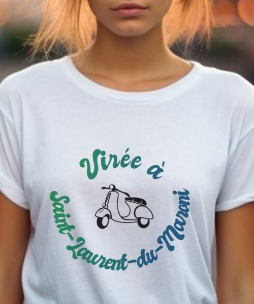 T-Shirt Blanc Virée à Saint-Laurent-du-Maroni Pour femme-1