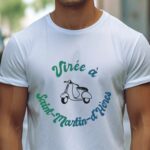 T-Shirt Blanc Virée à Saint-Martin-d'Hères Pour homme-1