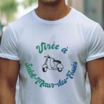 T-Shirt Blanc Virée à Saint-Maur-des-Fossés Pour homme-1