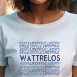 T-Shirt Blanc Wattrelos lifestyle Pour femme-1