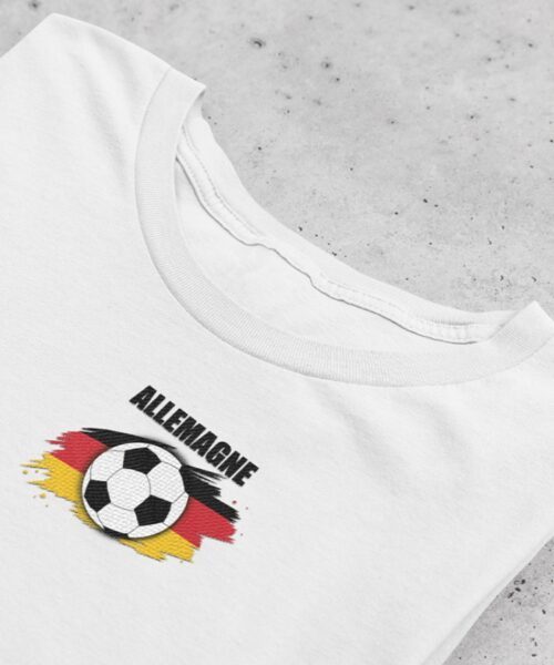 T Shirt Blanc Allemagne Pour Homme Femme Enfant 1