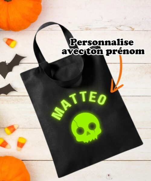 Sac à Bonbons Personnalisable Halloween 1